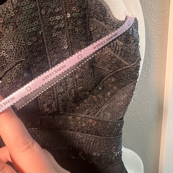 Herve Leger sequin bandage dress - Picture 7 of 7